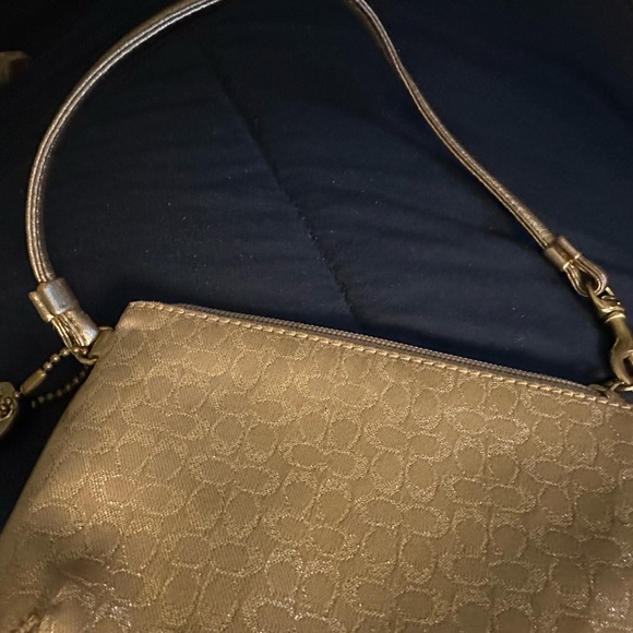 COACH Golden Shimmer Wristlet - Picture 4 of 10